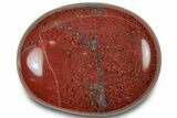 1.7" Polished Brecciated Red Jasper Pocket Stone  - Photo 2